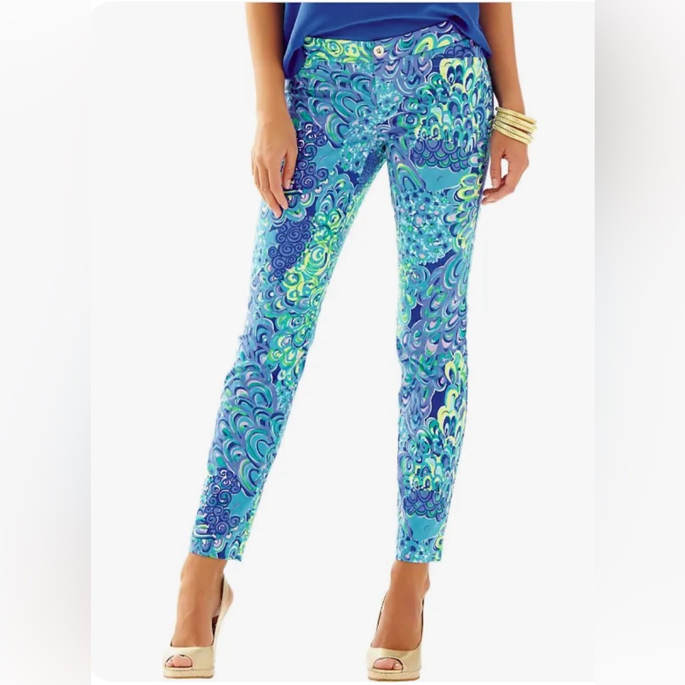 Lilly Pulitzer Kelly Skinny Ankle Pant Lilly’s Lagoon
